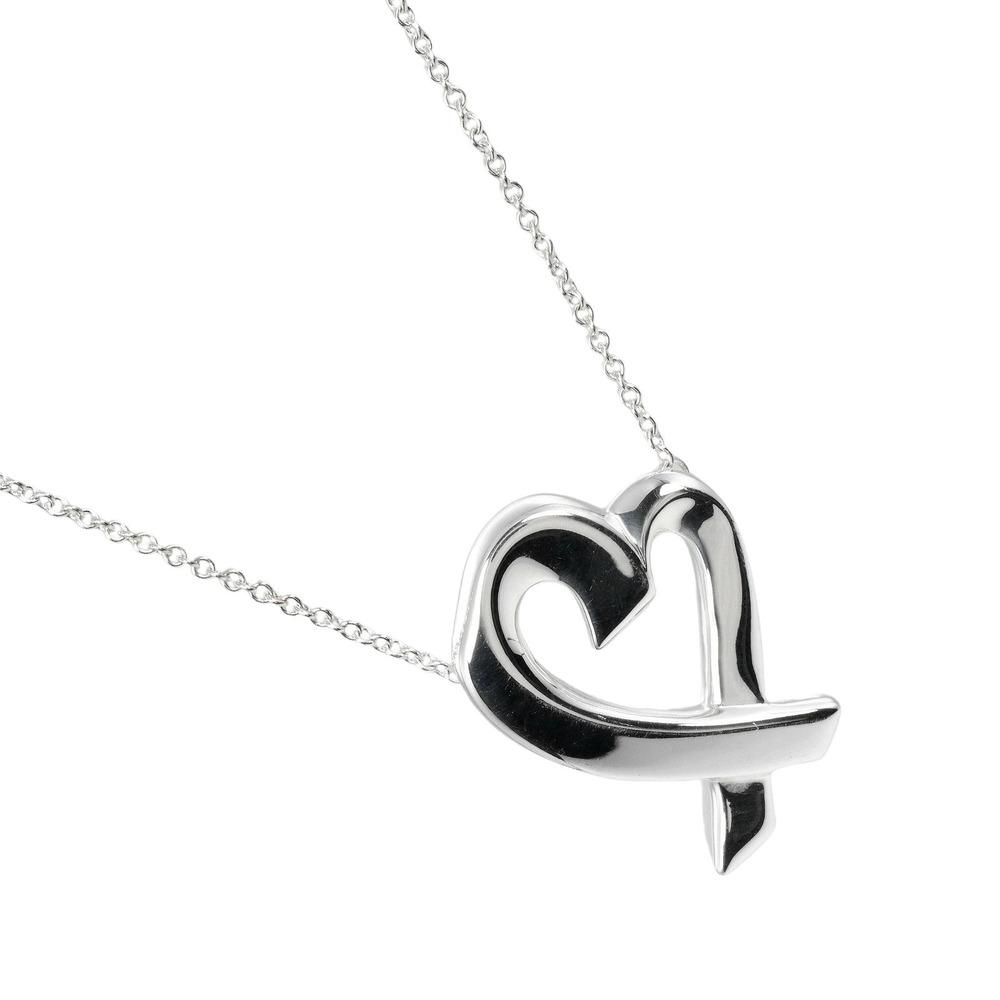 Tiffany Co Loving Heart Necklace Sterling Silver